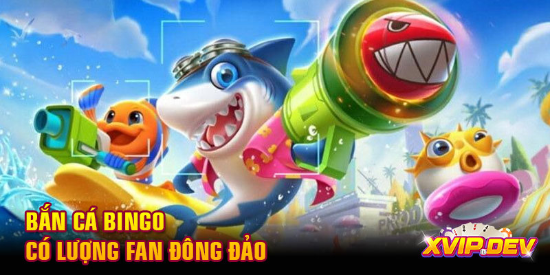 Bắn cá Bingo có lượng fan đông đảo