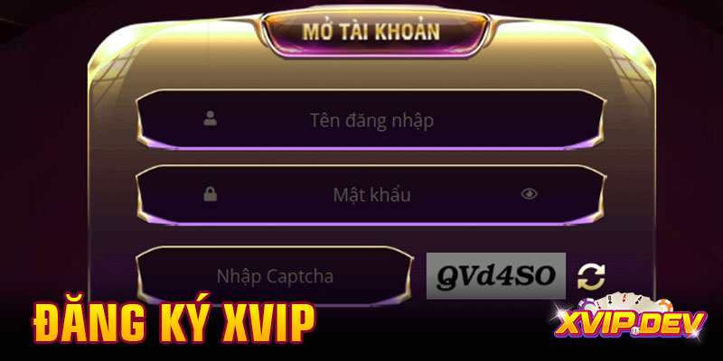 Đăng ký tài khoản Xvip trong 1 phút cực đơn giản