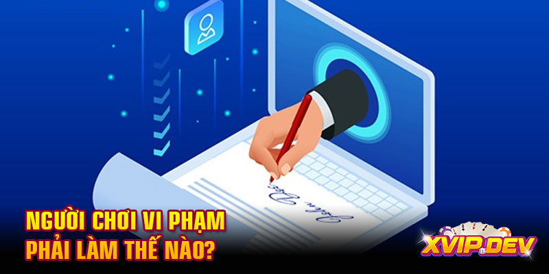 Người chơi vi phạm phải làm thế nào Người chơi vi phạm phải làm thế nào?